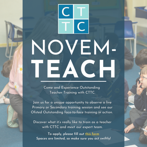 Discover Teacher Training with CTTC – Upcoming Opportunities